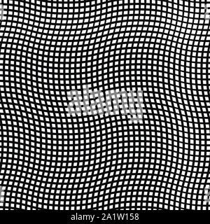 Warp, de forme libre, matrice réticulée de lignes de la matrice. Net géométriques complexes, web, modèle cellulaire contexte cellulaire. Amorphe, de forme libre, grille lat Illustration de Vecteur