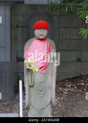 Ojizo Sama Statue, Fukuoka, Japon Banque D'Images