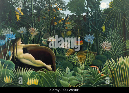 Le rêve, 1910, par Henri Rousseau Banque D'Images
