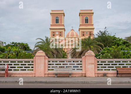 Pondicherry/Inde- 3 septembre 2019 : l'église Notre Dame des Anges à Pondicherry, Puducherry Banque D'Images