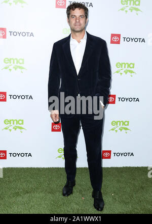 Pacific Palisades, USA. 28 Sep, 2019. PACIFIC PALISADES, LOS ANGELES, CALIFORNIE, USA - 28 SEPTEMBRE : Joshua Jackson arrive à la 2e Annual Environmental Media Association Gala bénéfice rend hommage à une résidence privée le 28 septembre 2019 à Pacific Palisades, Los Angeles, Californie, USA. (Photo par Xavier Collin/Image Crédit : Agence de Presse) L'agence de presse Image/Alamy Live News Banque D'Images