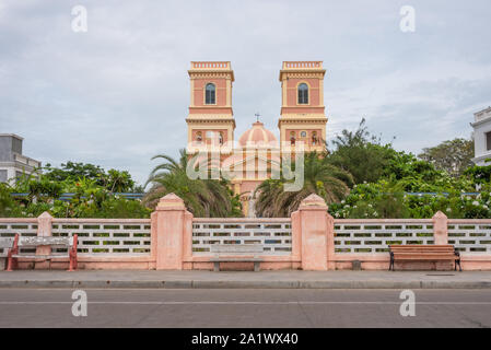 Pondicherry/Inde- 3 septembre 2019 : l'église Notre Dame des Anges à Pondicherry, Puducherry Banque D'Images