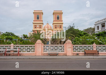 Pondicherry/Inde- 3 septembre 2019 : l'église Notre Dame des Anges à Pondicherry, Puducherry Banque D'Images