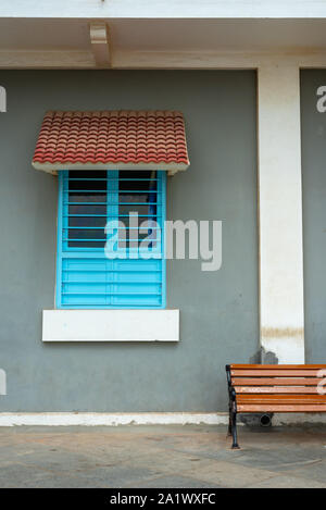 L'architecture française dans la région de Ziguinchor en Inde Banque D'Images