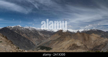 La vue incroyable de l'héliport de Nako. Banque D'Images