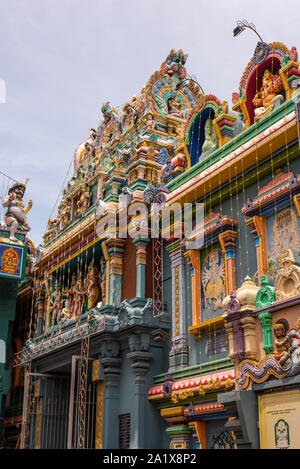 Pondicherry/Inde- 3 septembre 2019 : Temple Manakula Vinayagar Temple à Pondichéry Banque D'Images