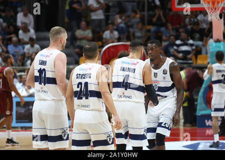 Bologne, Italie, 29 Sep 2019, Fortitudo Bologne POMPEA VS UMANA VENEZIA REYER pendant Fortitudo Bologne Vs Umana Venezia Reyer - Basket-ball italien une série Championship - Crédit : LPS/Michele Nucci/Alamy Live News Banque D'Images