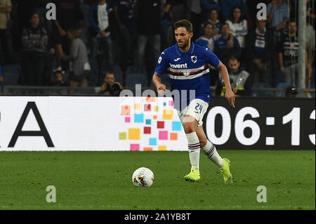 BORTOSZ , BERESZYNSKI SAMPDORIA, lors de Sampdoria vs Inter , La Spezia, Italie, 28 septembre 2019, le Soccer Le soccer italien Serie A Championnat Hommes Banque D'Images