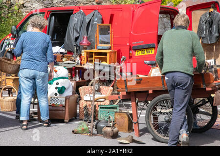 Le marché du samedi de Skibbereen Irlande Banque D'Images