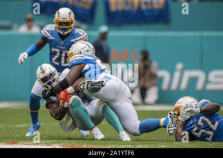 Miami, Floride, USA. 29 Sep, 2019. Au cours de la Miami Dolphins v chargeurs de Los Angeles le 29 septembre 2019 Crédit : Dalton Hamm/ZUMA/Alamy Fil Live News Banque D'Images