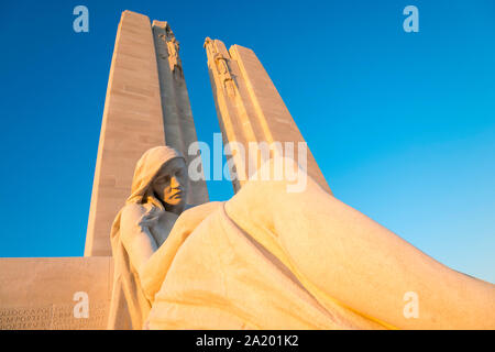 La crête de Vimy en France Banque D'Images