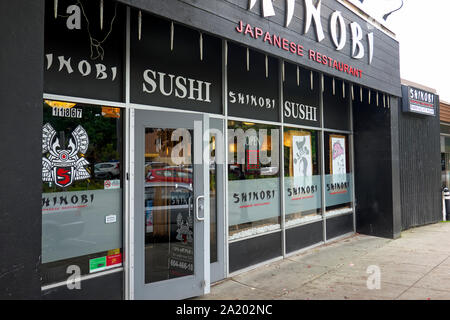 Restaurant japonais dans la région de Maple Ridge, C.-B., Canada Banque D'Images