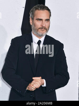 Los Angeles, USA. Sep 29, 2019. Joaquim Phoenix assiste à la première de la Warner Bros Pictures 'Joker' le 28 septembre 2019 à Hollywood, Californie Crédit : Tsuni/USA/Alamy Live News Banque D'Images