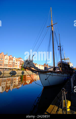 Impressions de Gdańsk (Danzig en allemand), une ville portuaire sur la côte baltique de la Pologne Banque D'Images