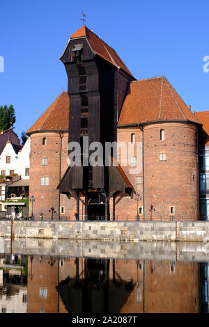 Vieux Crane - Impressions de Gdańsk (Danzig en allemand), une ville portuaire sur la côte baltique de la Pologne Banque D'Images