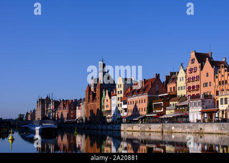 Impressions de Gdańsk (Danzig en allemand), une ville portuaire sur la côte baltique de la Pologne Banque D'Images