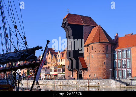 Vieux Crane - Impressions de Gdańsk (Danzig en allemand), une ville portuaire sur la côte baltique de la Pologne Banque D'Images