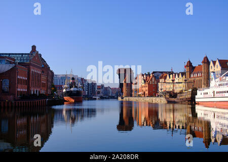 Vieux Crane - Impressions de Gdańsk (Danzig en allemand), une ville portuaire sur la côte baltique de la Pologne Banque D'Images