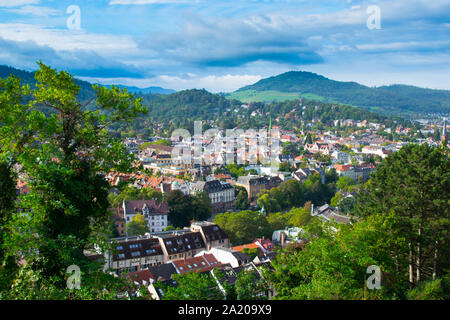 Ville de Freiburg i. Breisgau dans la forêt Noire en Allemagne Banque D'Images