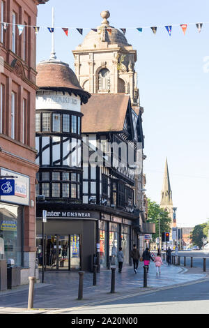 Bâtiments à pans de bois, de Deansgate, Bolton, Greater Manchester, Angleterre, Royaume-Uni Banque D'Images