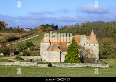La France, Cher, Berry, Boulleret, château de Buranlure // France, cher (18), Berry, Boulleret, château de Buranlure Banque D'Images