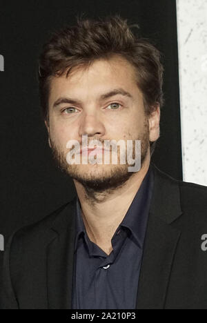 Los Angeles, USA. 28 Sep, 2019. Emile Hirsh 09/28/2019 La première de 'Joker' tenue à l'Théâtre chinois de Grauman à Los Angeles, CA Crédit : Cronos/Alamy Live News Banque D'Images