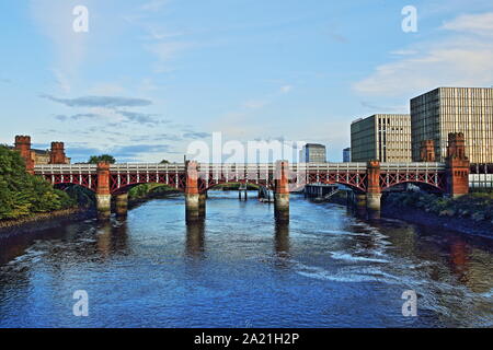 Glasgow au crépuscule Banque D'Images