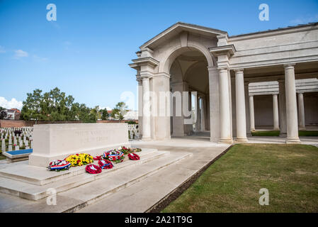 La CSGC et memorial cemetery à Arras sur la bataille de la Somme et le nord de la France Banque D'Images