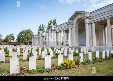 La CSGC et memorial cemetery à Arras sur la bataille de la Somme et le nord de la France Banque D'Images