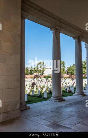 La CSGC et memorial cemetery à Arras sur la bataille de la Somme et le nord de la France Banque D'Images