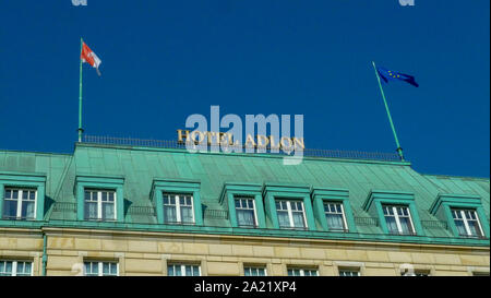 Berlin, Allemagne - 25 Février 2019 : avis de l'hôtel Adlon à Berlin, Allemagne. Banque D'Images