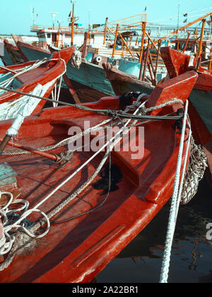 Port de pêche, Bali, Indonésie Banque D'Images