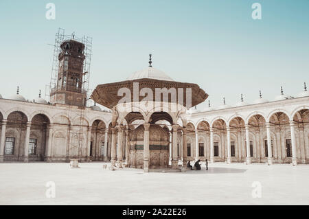 Mosquée de Muhammad Ali, Al Abageyah, El-Khalifa, Égypte Banque D'Images