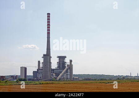 Kostolac B Power Station, Kostolac, Branichevo, District de la Serbie. Banque D'Images