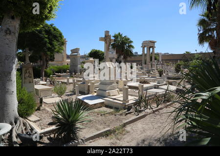 Alexandrie, Égypte, cimetière orthodoxe grecque Banque D'Images