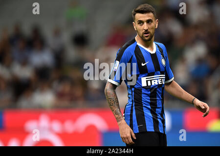 Matias Vecino de Internazionale Milano 26-8-2019 Stadio Giuseppe Meazza Serie A Football 2019/2020 Internazionale FC - US Lecce Photo Andrea Stacci Banque D'Images