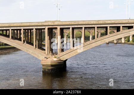 La vue des ponts de Carnforth Lancashire UK Banque D'Images