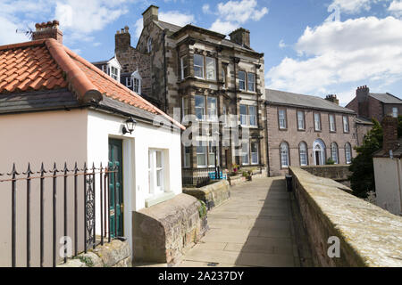 Bâtiments de murs de quai à Carnforth Lancashire UK Banque D'Images