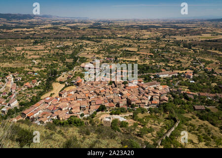 Ville de Poza de la Sal, dans le nord de l'Espagne Banque D'Images