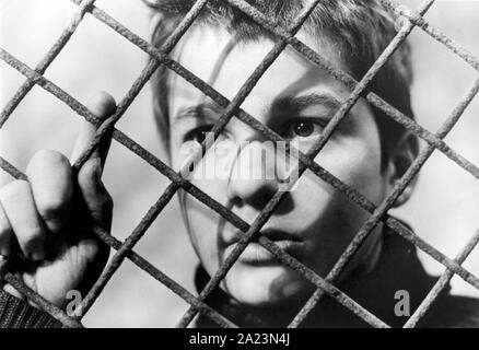Jean-Pierre Leaud, Portrait publicitaire pour le film français, 'Les 400 coups', alias 'Les quatre cents coups", Cocinor, Zenith International, 1959 Banque D'Images