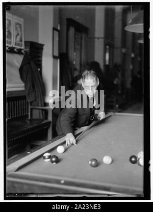 ORO, ALFREDO DE. Joueur de billard CHAMPION DU MONDE Banque D'Images