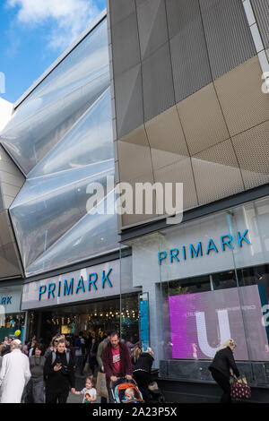 Le plus grand Primark,store,High Street,ouvert,avril,2019,Birmingham, West Midlands, Angleterre,Midlands,UK,GB,Bretagne,Europe Banque D'Images