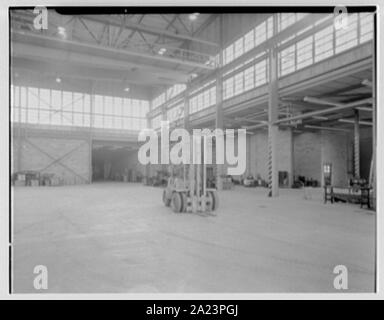 Bâtiment explosées, Camp Kilmer, New Jersey. Banque D'Images