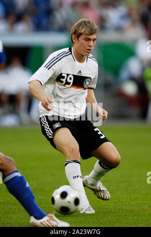 Arène MSV Duisburg Allemagne 8.9.2008, Football : international qualificatif pour le championnat d'Europe des moins de 21 ans 2009 , l'Allemagne contre Israël - Toni Kroos (GER) Banque D'Images