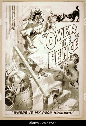 Au cours de la clôture par Owen Davis. Banque D'Images