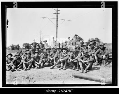 CAMP D'ENTRAÎNEMENT DES OFFICIERS DE RÉSERVE DE PLATTSBURG. Le repos Banque D'Images