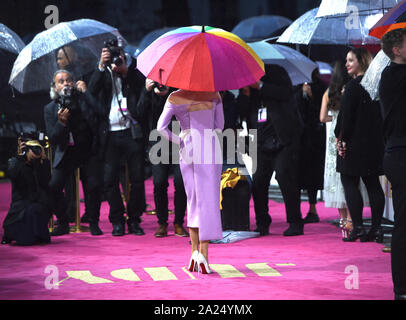 La photo doit être crédité ©Presse Alpha 079965 30/09/2019 Renee Zellweger Judy première Européenne à Londres Banque D'Images