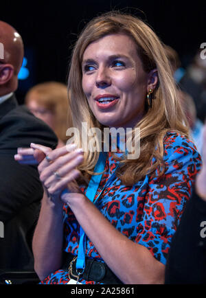 Carrie Symonds au parti conservateur Conférence d'automne Banque D'Images