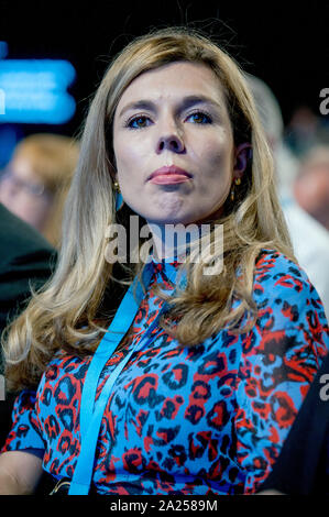 Carrie Symonds au parti conservateur Conférence d'automne Banque D'Images