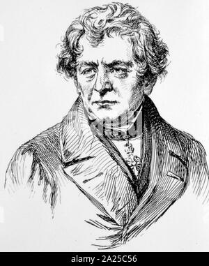 Georg Simon Ohm (1789 - 1854), physicien et mathématicien allemand. Banque D'Images